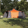 vidaXL Tenda Tipi Grigio e arancione 492 x 492 x 275 cm taffet&agrave;