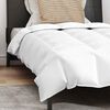 vidaXL Duvet Estivo con cuscino 2 pcs Bianco Piuma d'anatra