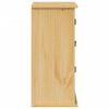 vidaXL Mobile Bagno a Parete Corona 70x33x71,5cm Legno Massello Pino
