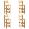 vidaXL Set da Bar da Giardino 5 pz in Legno Massello di Acacia
