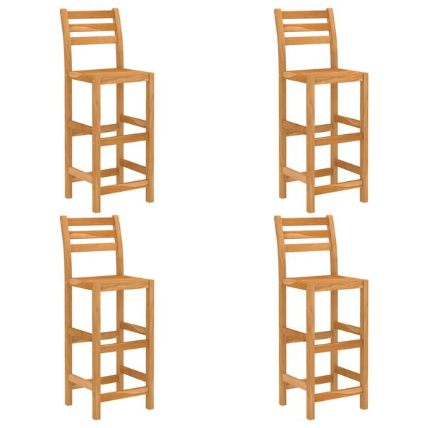 vidaXL Set da Bar da Giardino 5 pz in Legno Massello di Acacia