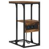 vidaXL Armadio da Notte Rovere fum&eacute; 41,5 x 26 x 60,5 cm