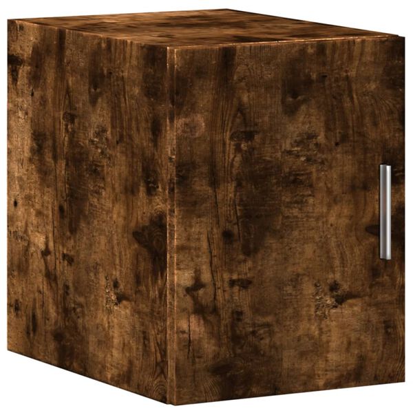 vidaXL Mobile a Parete Rovere Fumo 30x42,5x40 cm in Legno Multistrato