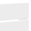 vidaXL Testiera Bianco 200 cm Legno multistrato