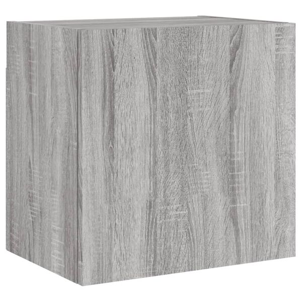 vidaXL Mobile TV Parete Grigio Sonoma 40,5x30x40 cm Legno Multistrato