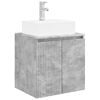 vidaXL Mobile Lavabo da Parete Grigio Cemento 49,5 x 41 x 62,5 cm