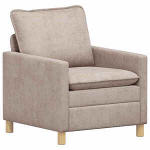 vidaXL Divano Beige 76 x 81 x 87,5 cm Poliestere