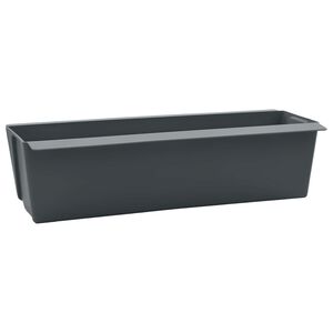 vidaXL Fioriere per Euro pallet 24 pz Grigio 36 x 13,5 x 9,5 cm