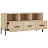 vidaXL Mobile Porta TV Rovere Sonoma 102x36x50 cm in Legno Multistrato