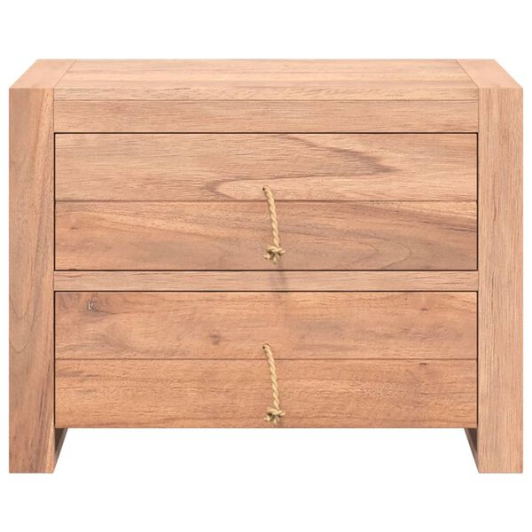 vidaXL Credenza 80x30x60 cm in Legno Massello di Teak