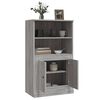 vidaXL Credenza Grigio Sonoma 60x35,5x103,5 cm in Legno Multistrato