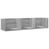 vidaXL Mobile Pensile Grigio Sonoma 75x18x16,5 cm in Legno Multistrato