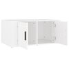 vidaXL Tavolino da Salotto Bianco 80x50x36 cm in Legno Multistrato