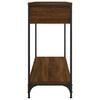 vidaXL Tavolo Consolle Rovere Marrone 100x34,5x75 cm Legno Multistrato