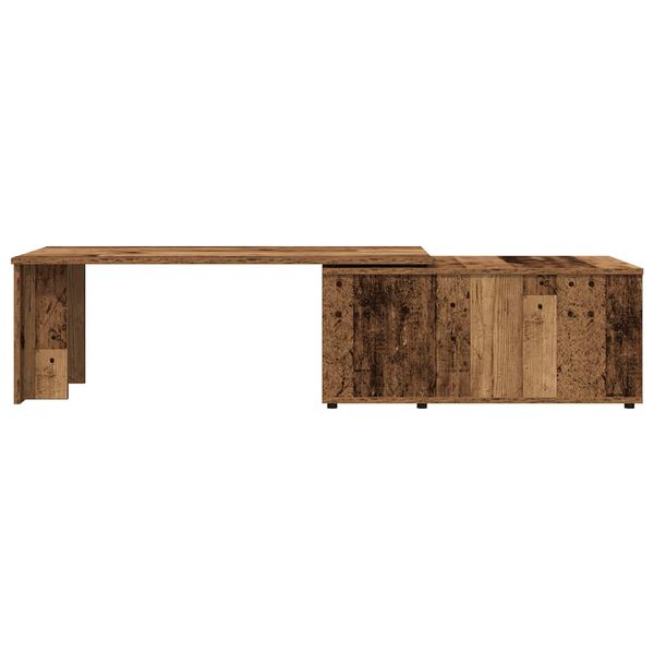 vidaXL Tavolino da Salotto Legno Vecchio 150x50x35 cm Truciolato
