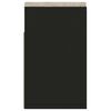 vidaXL Panca Porta Scarpe con Cuscino Nera 104x30x49cm Multistrato
