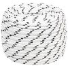 vidaXL Corda multiuso 12 mm 100 m Bianco Poliestere