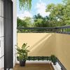 vidaXL Schermo da balcone Sabbia 100 x 200 cm Tessuto Oxford