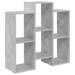 vidaXL Credenza Grigio cemento 90 x 30 x 90 cm