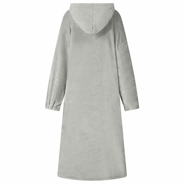 vidaXL Felpa coperta Grigio l Flanella