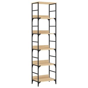 vidaXL Libreria Rovere Sonoma 50x33x188,5 cm Legno ingegnerizzato