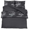 vidaXL Set Copripiumino Nero e Bianco 200x200 cm in Cotone