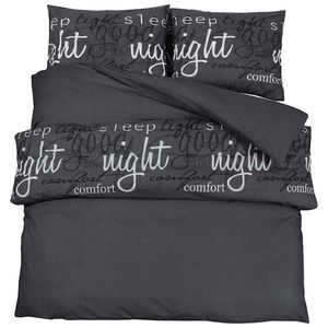 vidaXL Set Copripiumino Nero e Bianco 200x200 cm in Cotone