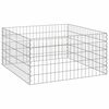 vidaXL Compostatore Quadrato 100 x 100 x 50 cm Ferro