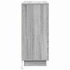vidaXL Madia LED Grigio Sonoma 90 x 32 x 75 cm Legno multistrato