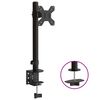 vidaXL Supporto per Monitor in Acciaio Nero VESA 75/100 mm