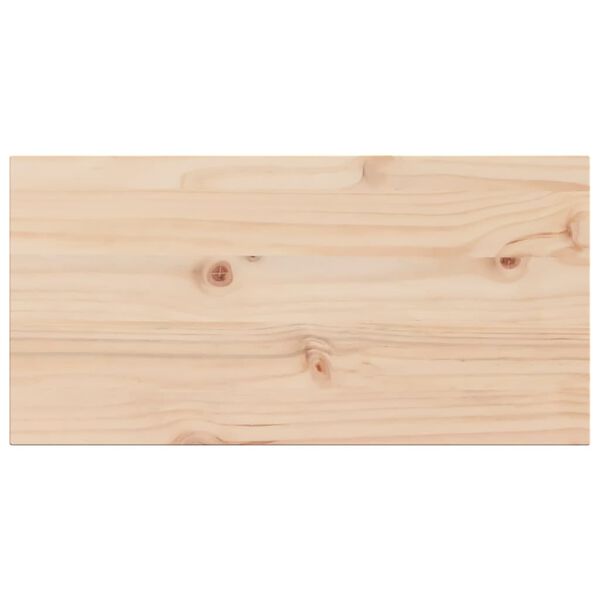 vidaXL Piani Tavolo 2 pz 70x35x1,7 cm Rettangolare Legno Massello Pino