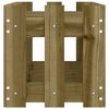 vidaXL Fioriera da Giardino Recinzione 150x30x30cm Pino Impregnato