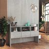 vidaXL Credenza Grigio Cemento 105x30x70 cm in Legno Multistrato