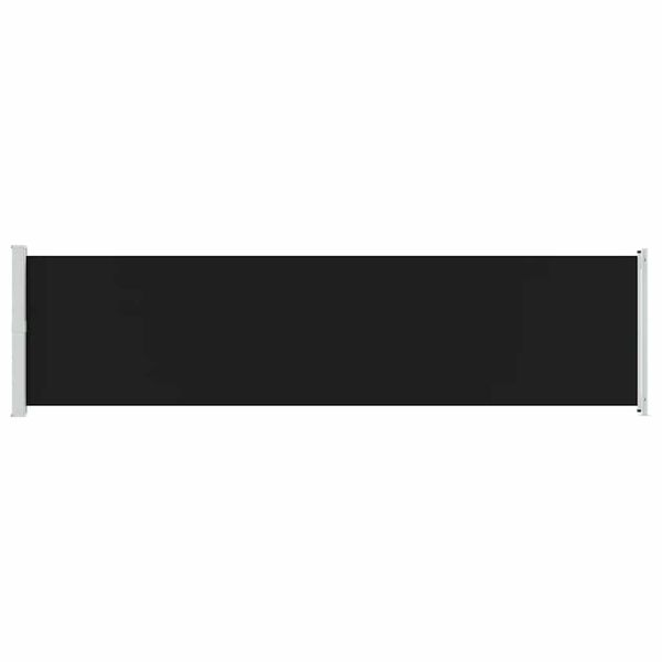 vidaXL Tenda Laterale Retrattile per Patio 600x160 cm Nera