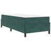 vidaXL Struttura del letto Verde Scuro 80 x 200 cm Tessuto