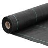 vidaXL Membrana Antierbacce Nera 1,5x25 m in PP