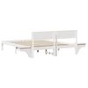 vidaXL Struttura del letto Bianco 150 x 200 cm Pino massello