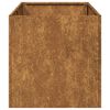 vidaXL Fioriera Arrugginita 40x80x40 cm in Acciaio Corten