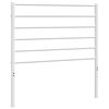vidaXL Testiera di Ricambio in Metallo Bianco 100 cm