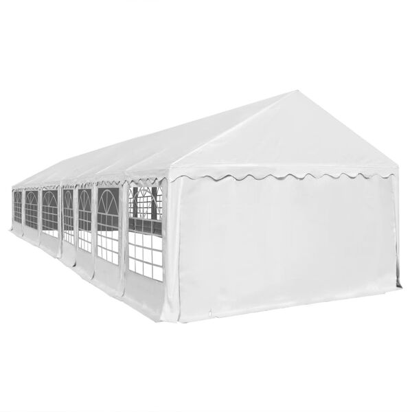 vidaXL Telo per Tendone 6x14 m Bianco