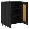 vidaXL Credenza Rovere Nero 69,5 x 34 x 90 cm