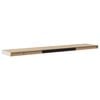 vidaXL Scaffali a Parete 4 pz Rovere e Bianco 120x23,5x3,8 cm in MDF