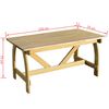 vidaXL Tavolo da Giardino 150x74x75 cm in Legno di Pino Impregnato