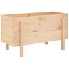 vidaXL Fioriera Rialzata da Giardino 101x50x57 cm Legno Massello Pino