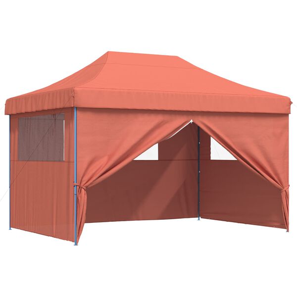 vidaXL Tenda Party Terracotta 279 x 410 x 315 cm Tessuto Oxford
