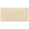 vidaXL Pannelli Murali 12 pz Crema 30x15 cm Tessuto 0,54 m²