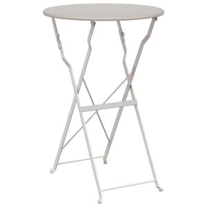 vidaXL Tavolo da bistrot Beige &Oslash; 50 x 71 cm