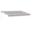 vidaXL Tenda retrattile manuale Grigio Chiaro 3 x 2,5 m