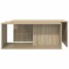 vidaXL Set di Tavolini da Caff&egrave; 2 pcs Rovere Sonoma Legno multistrato