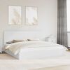 vidaXL Letto con Contenitore Bianco 200 x 200 cm Legno multistrato